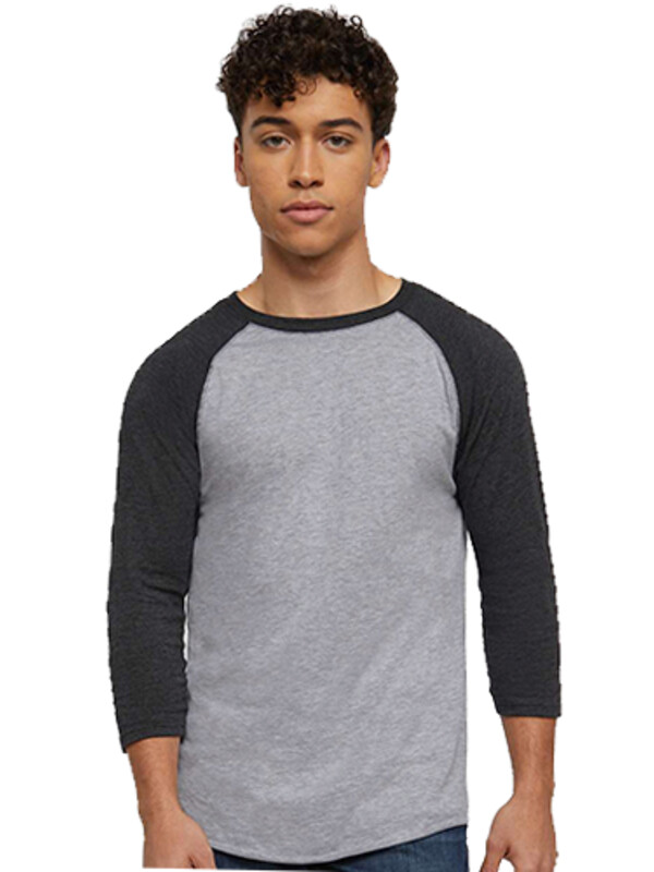 LAT Fine Jersey Three-Quarter Sleeve Baseball T-Shirt Thumbnail