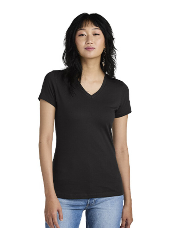 District Made Ladies Perfect Weight V Neck Tee Thumbnail