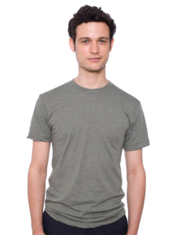 American Apparel cotton/poly short sleeve crew neck Thumbnail